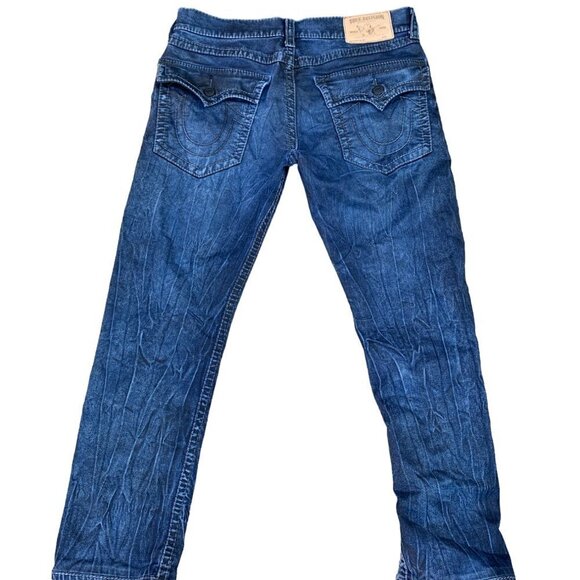 TRUE Religion Jeans Size 34 SLIM Blue - Picture 7 of 7